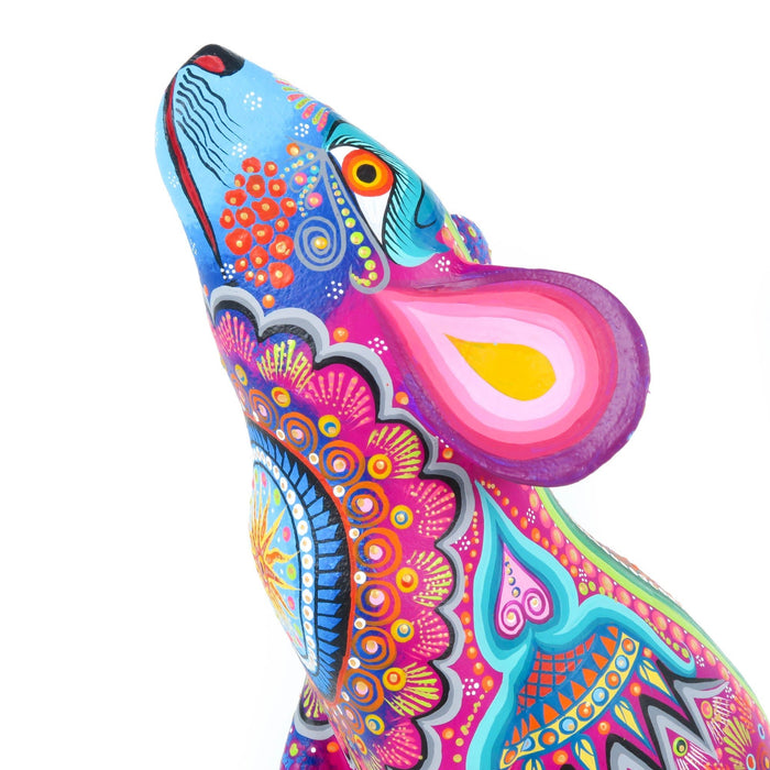 Colorful Mouse - Oaxacan Alebrije Wood Carving - CEMCUI