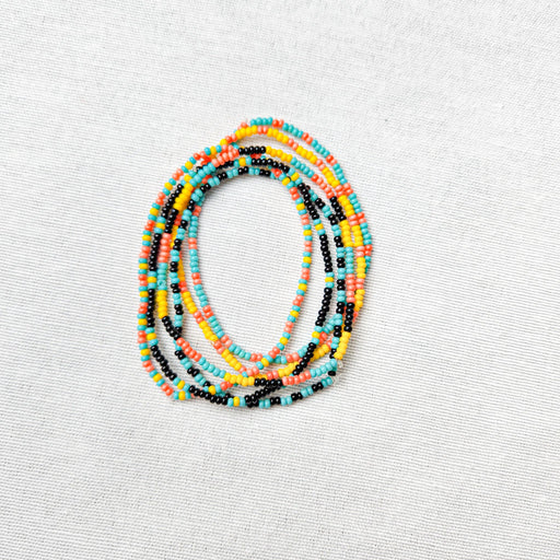 Confetti Seed Bead Bracelets - Set of 6 - CEMCUI