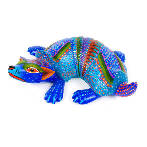 Coyote Armadillo Fusion - Oaxacan Alebrije Wood Carving - CEMCUI