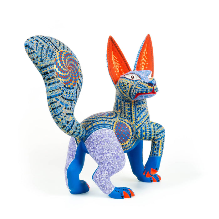 Coyote - Oaxacan Alebrije Wood Carving - CEMCUI