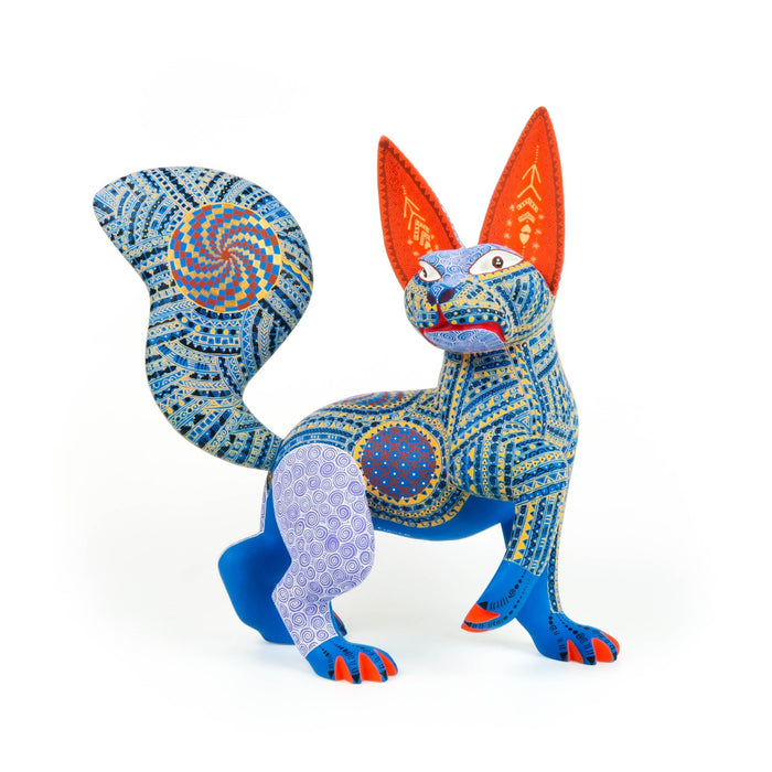 Coyote - Oaxacan Alebrije Wood Carving - CEMCUI