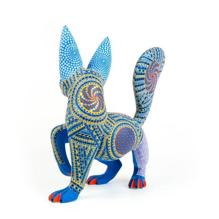 Coyote - Oaxacan Alebrije Wood Carving - CEMCUI