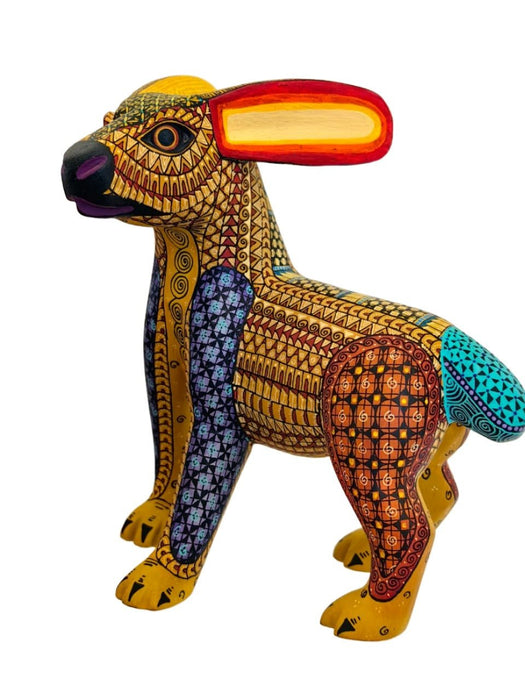 Craft by Order Alebrije Beautiful Handmade, Handpainted alebrije Conejo Rabbit Copal wood - CEMCUI