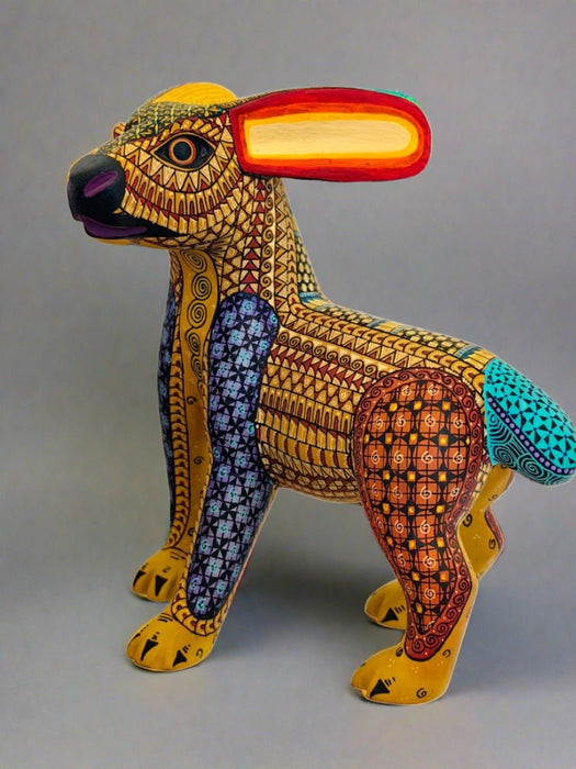 Craft by Order Alebrije Beautiful Handmade, Handpainted alebrije Conejo Rabbit Copal wood - CEMCUI