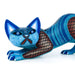 Crouching Cat - Oaxacan Alebrije Wood Carving - CEMCUI