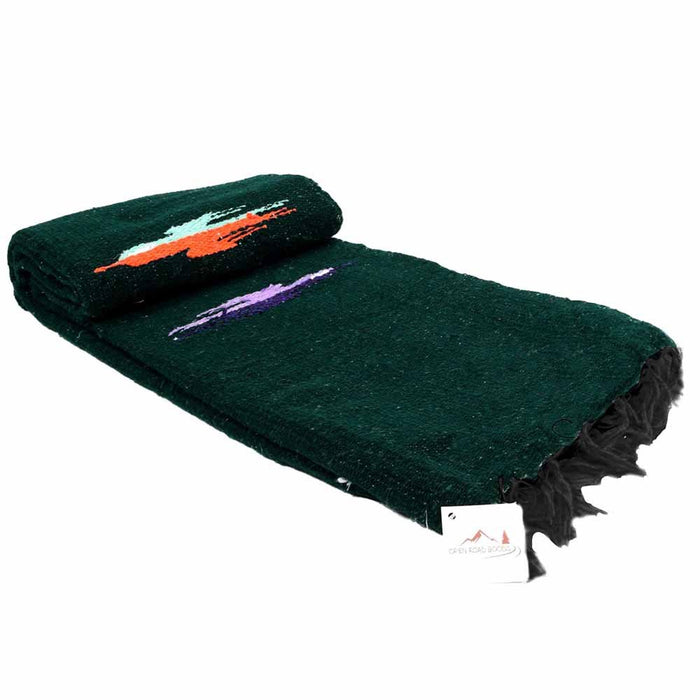 Dark Green Baja Thunderbird Blanket - CEMCUI