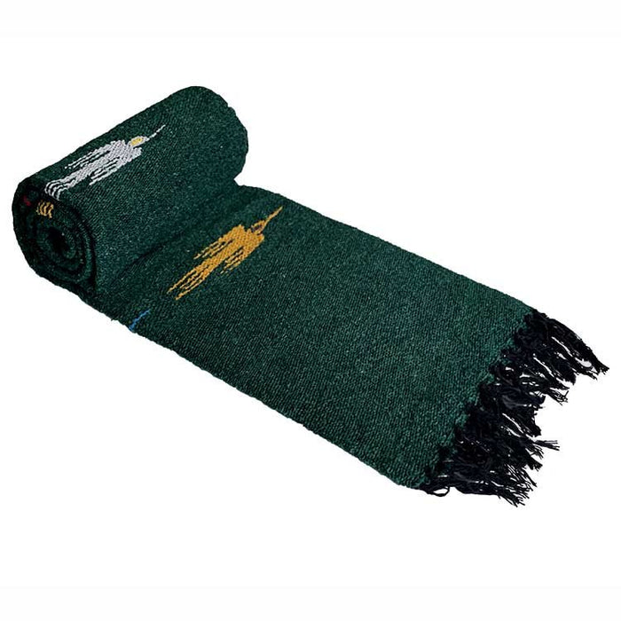 Dark Green Baja Thunderbird Blanket - CEMCUI