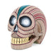 Day of The Dead Skull (Beige) - Oaxacan Alebrije Wood Carving - CEMCUI