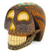 Day of The Dead Skull (Brown) - Oaxacan Alebrije Wood Carving - CEMCUI