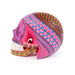 Day of The Dead Skull (Pink) - Oaxacan Alebrije Wood Carving - CEMCUI