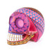 Day of The Dead Skull (Pink) - Oaxacan Alebrije Wood Carving - CEMCUI