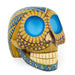 Day of The Dead Skull (Yellow) - Oaxacan Alebrije Wood Carving - CEMCUI