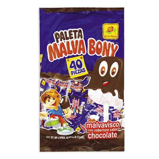 De La Rosa Malvabony Chocolate 40 ct - Case - 16 Units - CEMCUI