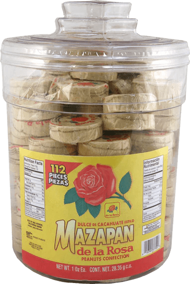 De La Rosa Mazapan Jar (no UPC) 28 gm - Case - 120 Units - CEMCUI