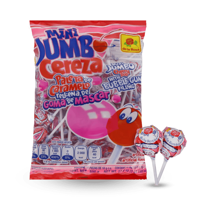 De La Rosa Mini Jumbo Cherry 50 ct - Case - 25 Units - CEMCUI