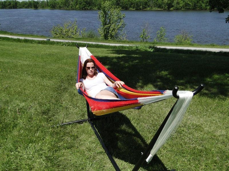 Double Mayan Hammock with Universal Stand - CEMCUI