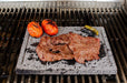 Duo Set of Volcanic Stone Atizar Grill Stone: Rectangular Comal - 7.9" x 11.8" for Authentic Cooking - CEMCUI