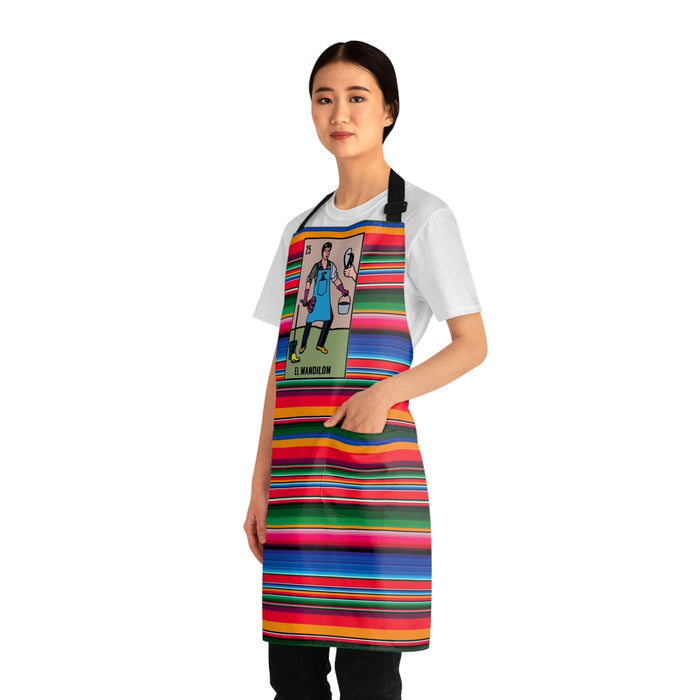 El mandilón Apron for Mexican husband, Mexican dad or Mexican boyfriend. Funny Father’s Day gift for Mexican - CEMCUI