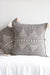 Erika Pillow - Cream on Grey - CEMCUI