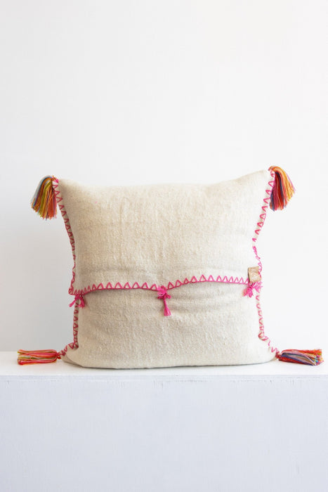 Erika Pillow - Multicolor on Cream - CEMCUI