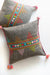 Erika Pillow - Multicolor on Grey - CEMCUI