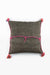 Erika Pillow - Multicolor on Grey - CEMCUI