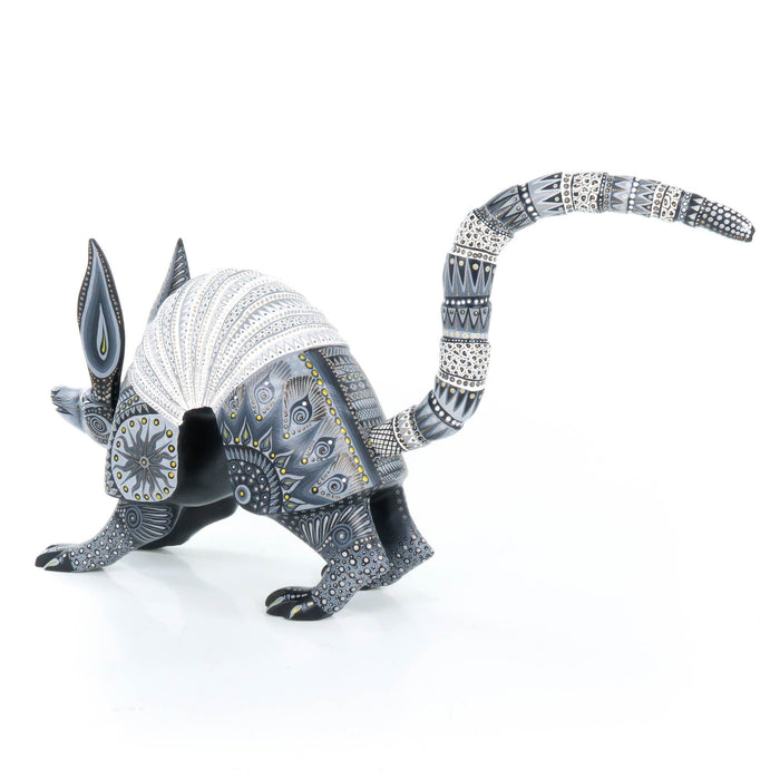 Exceptional Armadillo - Oaxacan Alebrije Wood Carving - CEMCUI