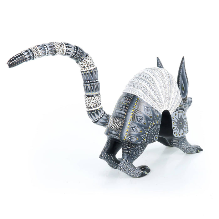 Exceptional Armadillo - Oaxacan Alebrije Wood Carving - CEMCUI