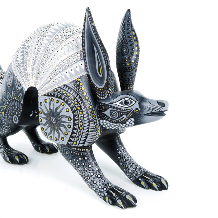 Exceptional Armadillo - Oaxacan Alebrije Wood Carving - CEMCUI