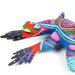 Exceptional Iguana - Oaxacan Alebrije Wood Carving - CEMCUI