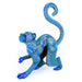 Exceptional Monkey (Blue) - Oaxacan Alebrije Wood Carving - CEMCUI