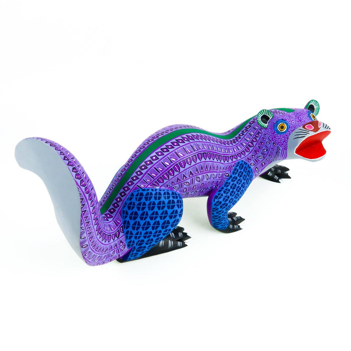 Exceptional Otter - Oaxacan Alebrije Wood Carving - CEMCUI