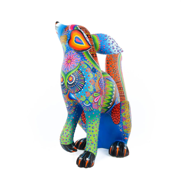 Fabulous Coyote - Oaxacan Alebrije Wood Carving - CEMCUI