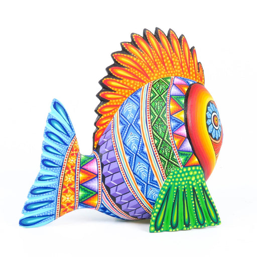 Fabulous Fish - Oaxacan Alebrije Wood Carving - CEMCUI