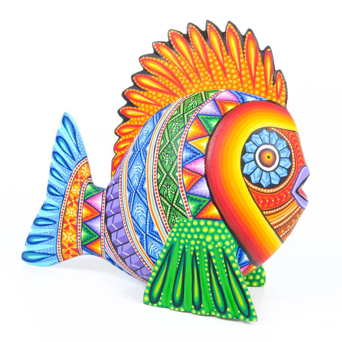 Fabulous Fish - Oaxacan Alebrije Wood Carving - CEMCUI