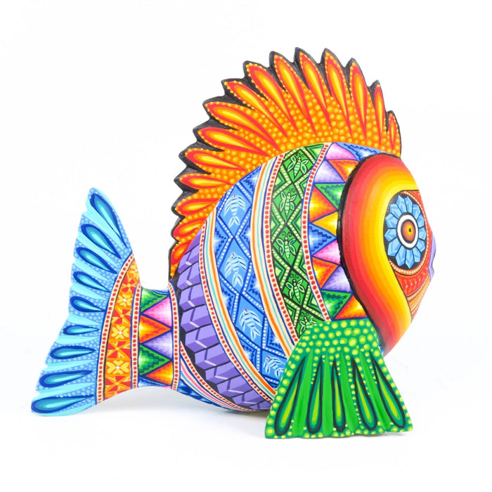 Fabulous Fish - Oaxacan Alebrije Wood Carving - CEMCUI