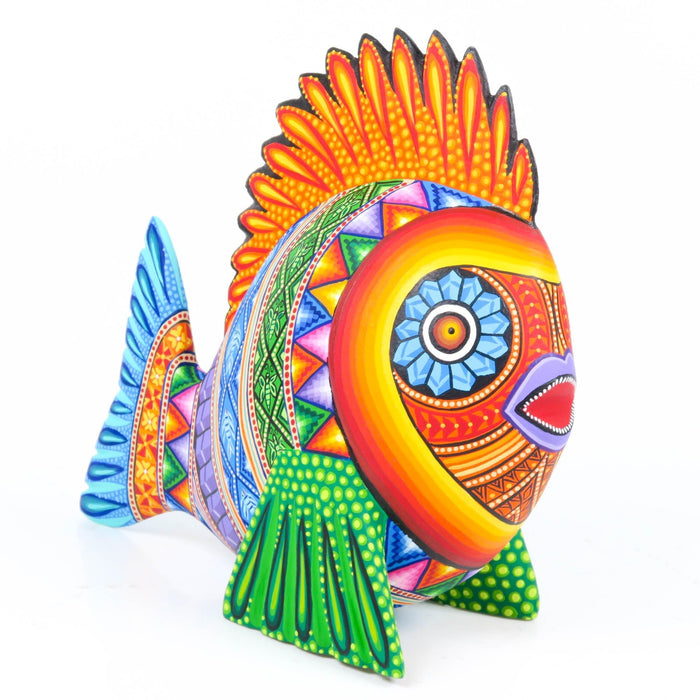 Fabulous Fish - Oaxacan Alebrije Wood Carving - CEMCUI