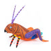 Fabulous Grasshopper - Oaxacan Alebrije Wood Carving - CEMCUI