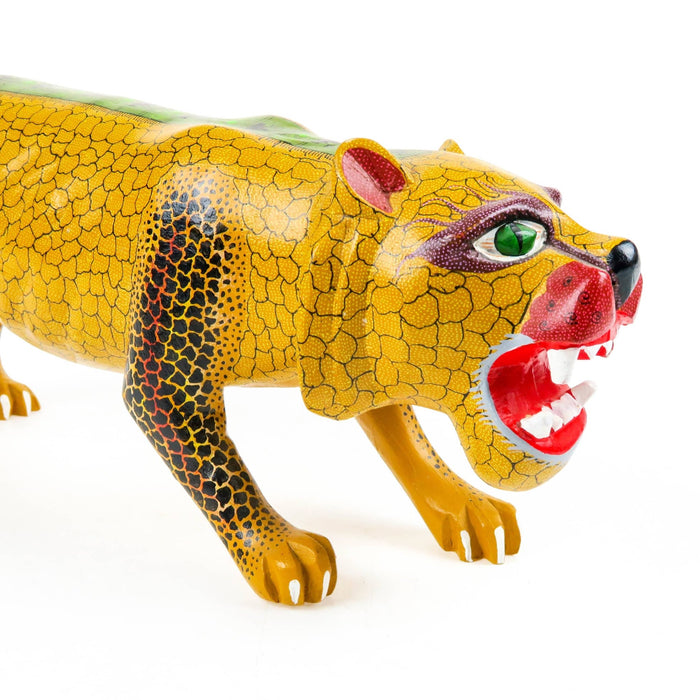 Fabulous Jaguar - Oaxacan Alebrije Wood Carving - CEMCUI