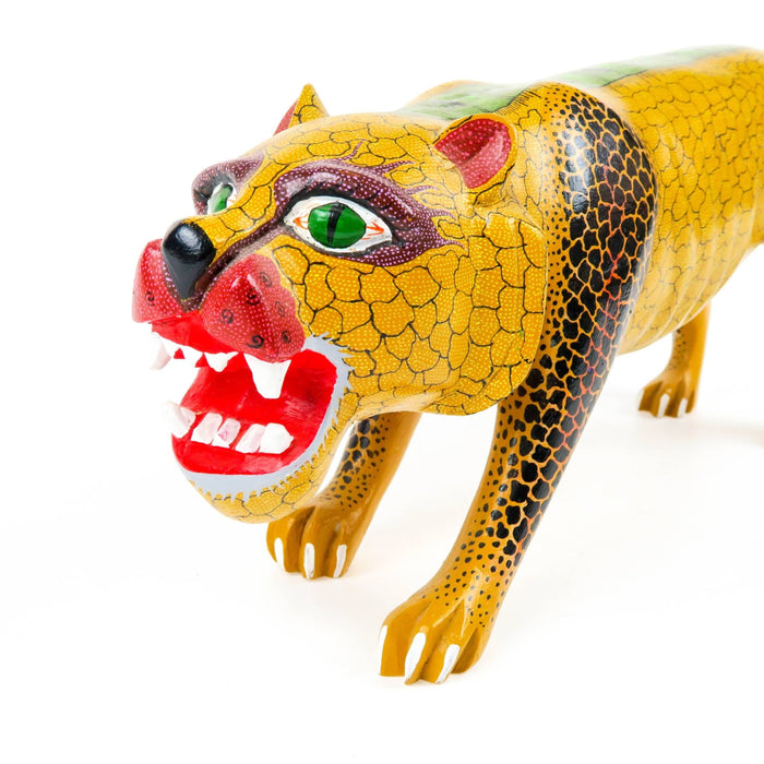 Fabulous Jaguar - Oaxacan Alebrije Wood Carving - CEMCUI