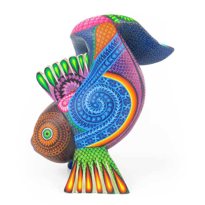 Fancy Fish - Oaxacan Alebrije Wood Carving - CEMCUI