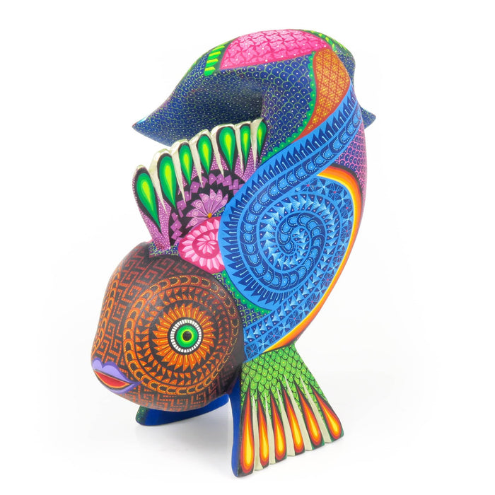 Fancy Fish - Oaxacan Alebrije Wood Carving - CEMCUI