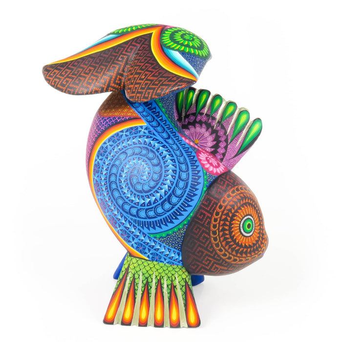 Fancy Fish - Oaxacan Alebrije Wood Carving - CEMCUI