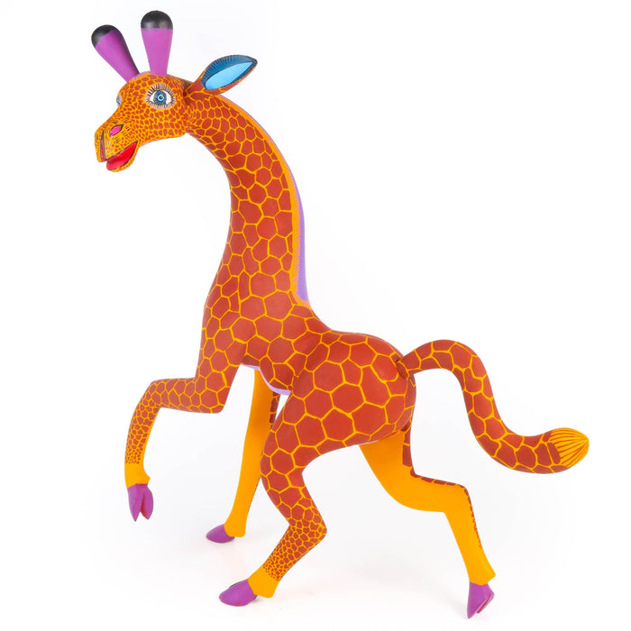 Fantastic Giraffe - Oaxacan Alebrije Wood Carving - CEMCUI