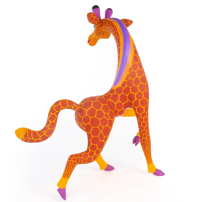 Fantastic Giraffe - Oaxacan Alebrije Wood Carving - CEMCUI