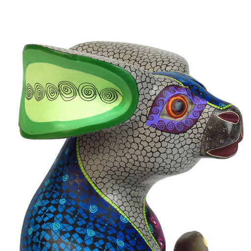 Fantastic Rabbit - Oaxacan Alebrije Wood Carving - CEMCUI