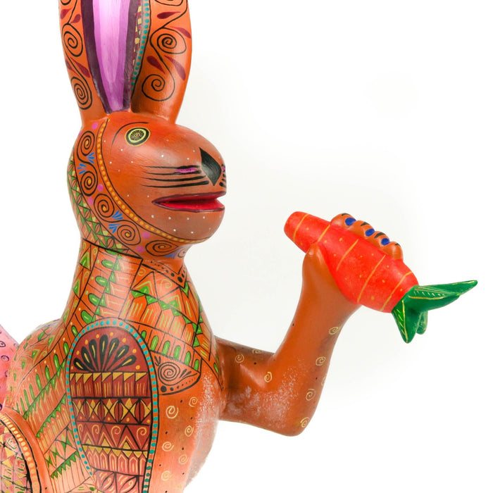 Fantastic Rabbit - Oaxacan Alebrije Wood Carving - CEMCUI