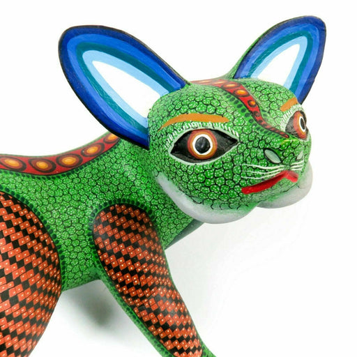 Fantastic Raccoon - Oaxacan Alebrije Wood Carving - Jesus Hernandez - CEMCUI