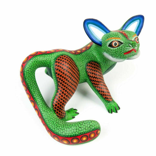 Fantastic Raccoon - Oaxacan Alebrije Wood Carving - Jesus Hernandez - CEMCUI