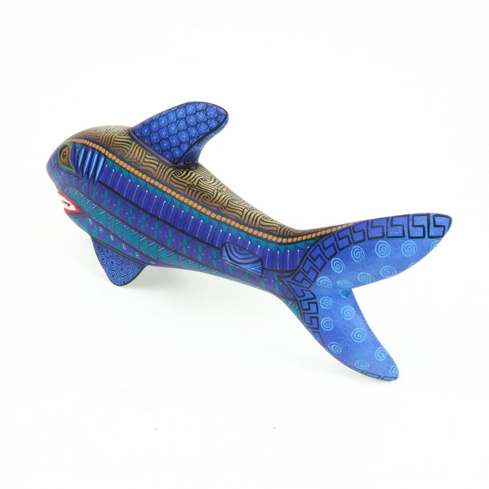 Fantastic Shark - Oaxacan Alebrije Wood Carving - CEMCUI